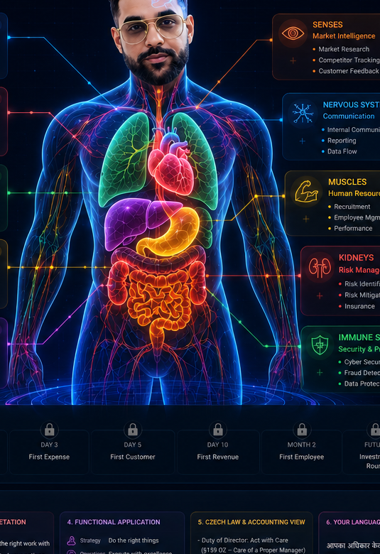 Digital human company body